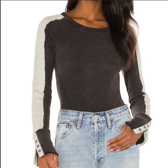 Free People Tops - Free PEOPLE Tasha Color-block Thermal